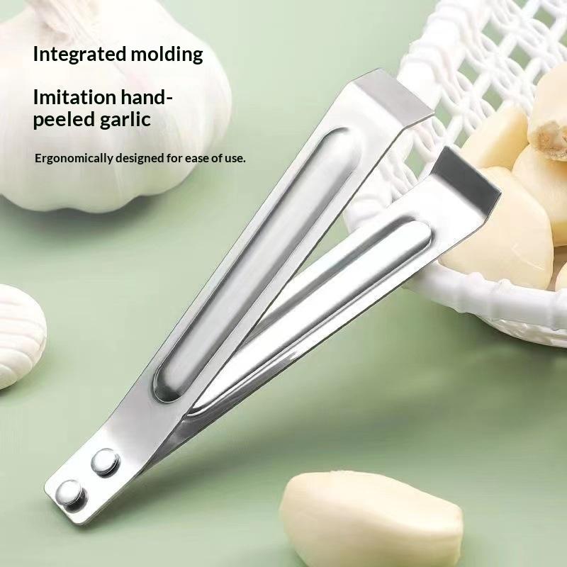 Home Cooking Restaurants - Stainless Steel Garlic Peeling Clip Ergonomic