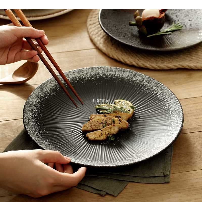 Home Cooking Japanese - Japanese Retro Cuisine Ceramic Sushi Plate