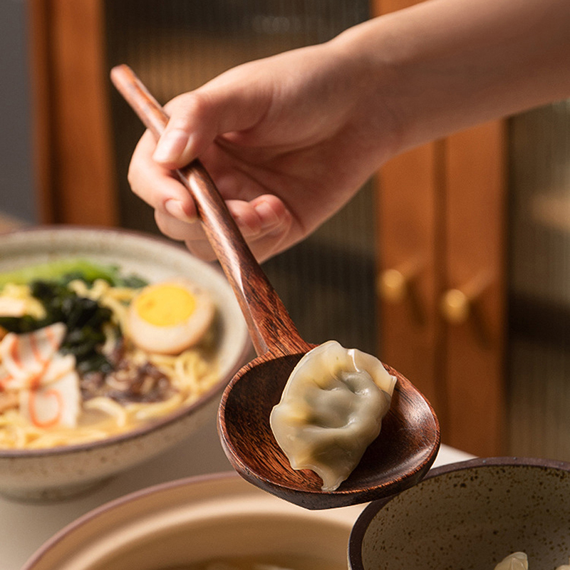 Wooden Spoon With Long Handle  - Home Cooking Japanese review and price