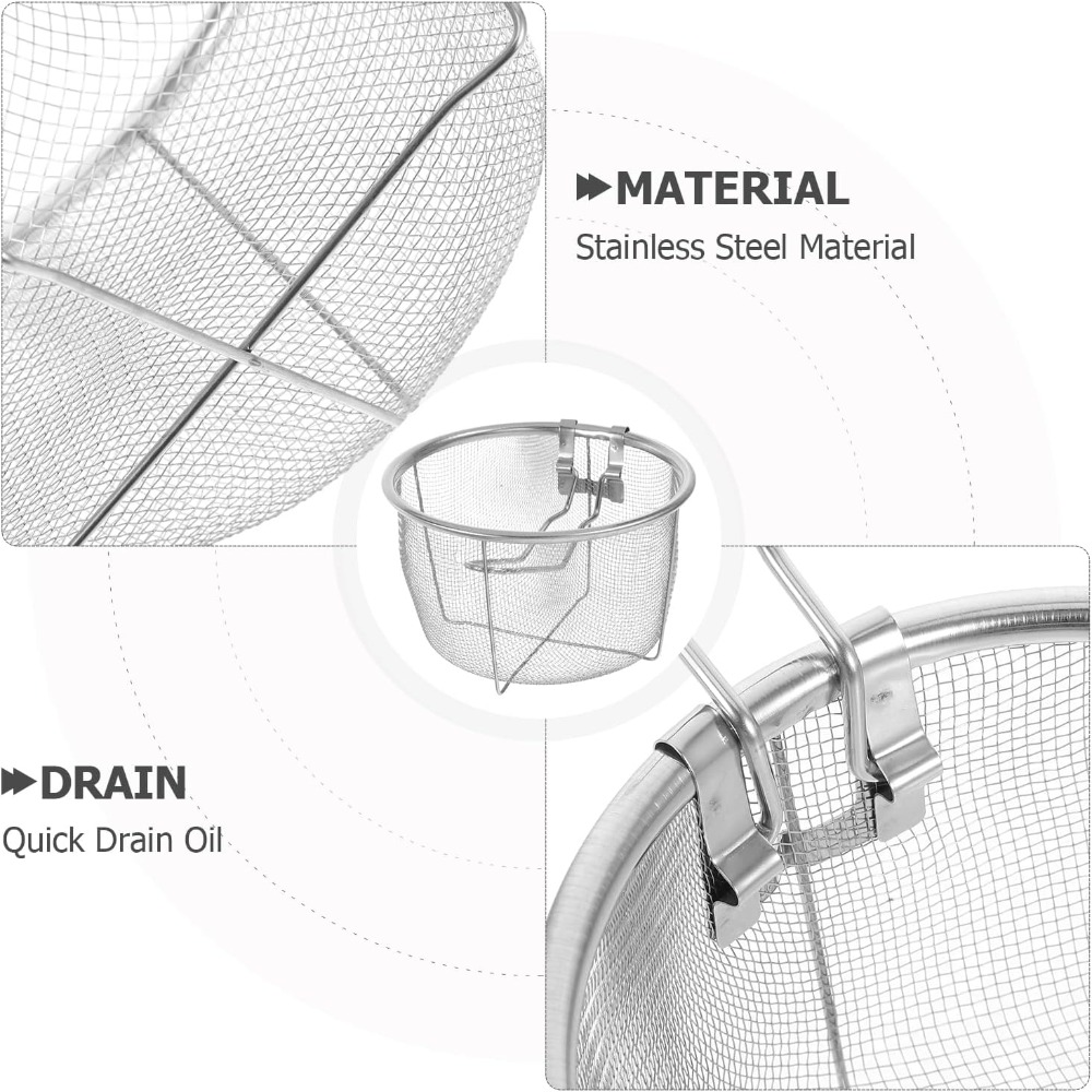 Round Fry Basket with Folding  - Home Cooking Restaurants review and price