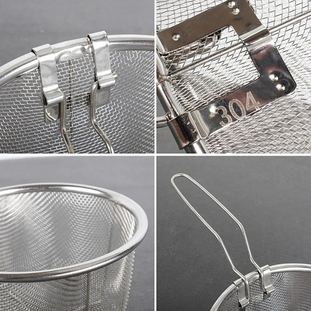Round Fry Basket with Folding  - Home Cooking Restaurants review and price