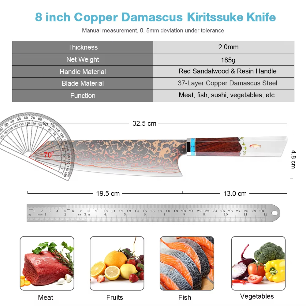 Kiritsuke Chef Knife,8 Inch, 3 - Home Cooking Japanese review and price
