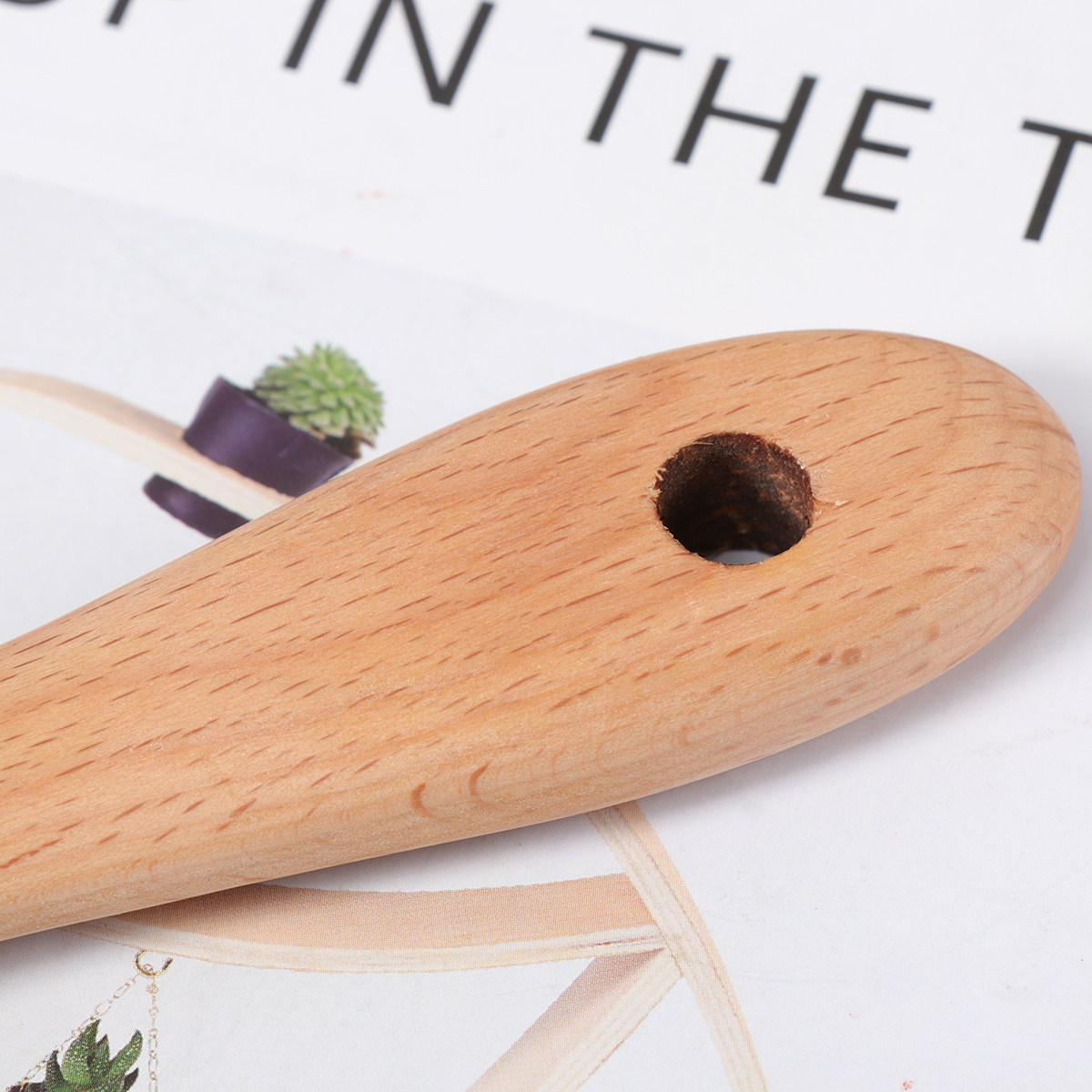 1pc Wooden Rice Shovel Natural - Home Cooking Restaurants review and price