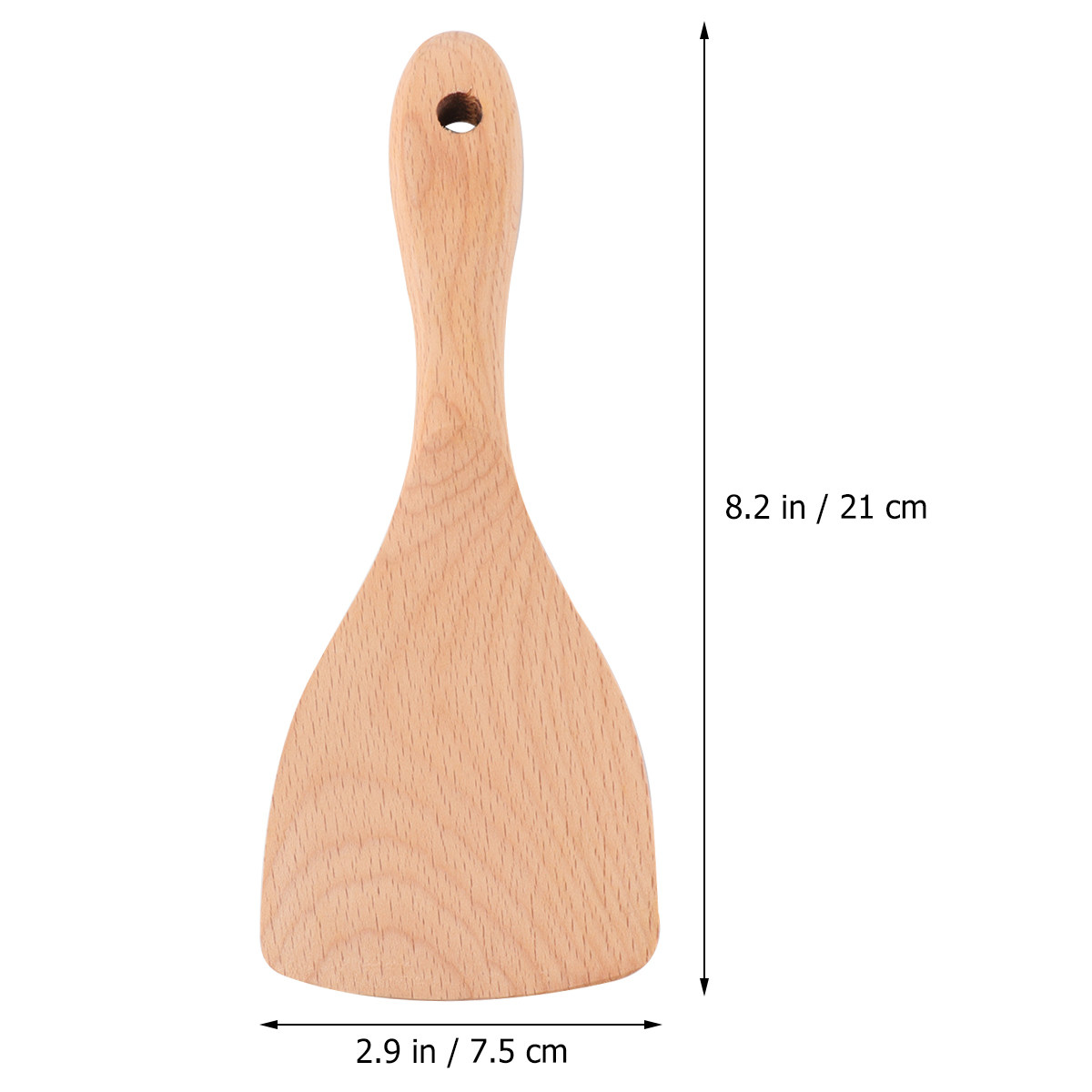 1pc Wooden Rice Shovel Natural - Home Cooking Restaurants review and price