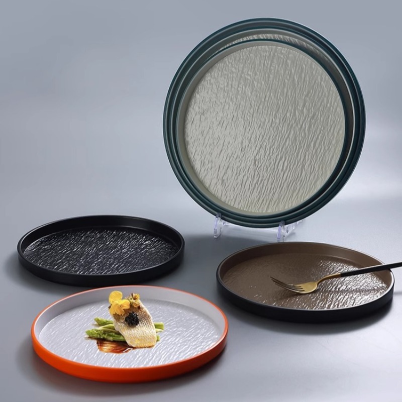 Modern Round Stone Melamine St - Home Cooking Japanese review and price