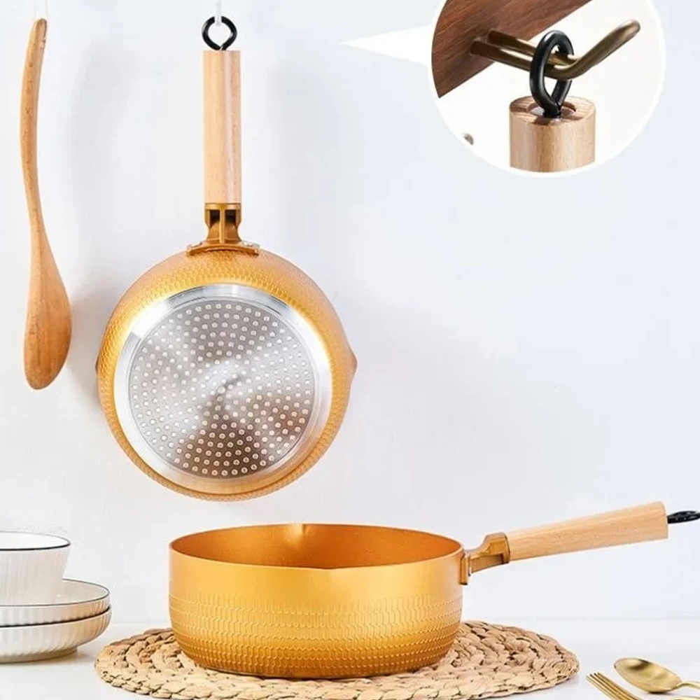 18/20/24cm Gold Soup pot Japan - Home Cooking Japanese review and price